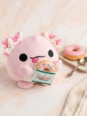 ZURU Snackles Mini Axolotl Plush - Krispy Kreme Edition